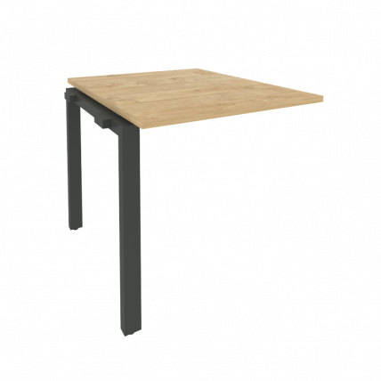 Проходной наборный элемент переговорного стола ONIX O.MP-NPRG-0 Тиквуд Светлый/Антрацит_0