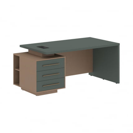 Стол руководителя левый VELION VCT 1890 L Нефрит Кобра_0