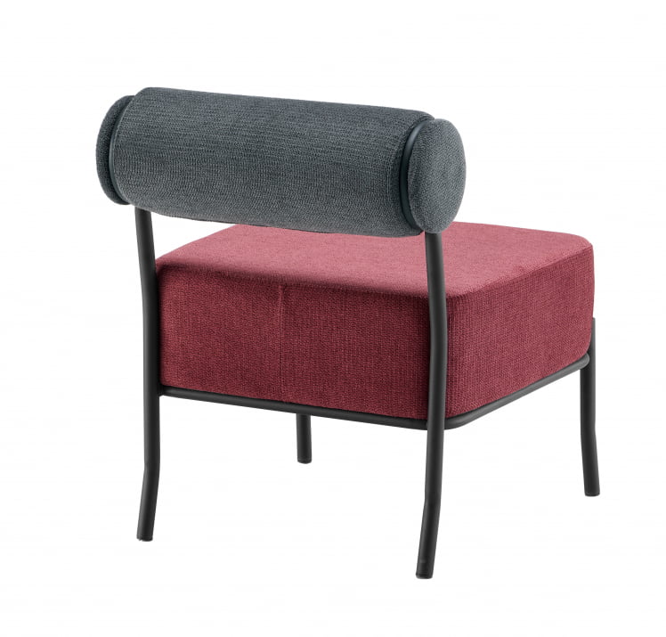 Кресло Ponpoun К темно-серый бордо_3