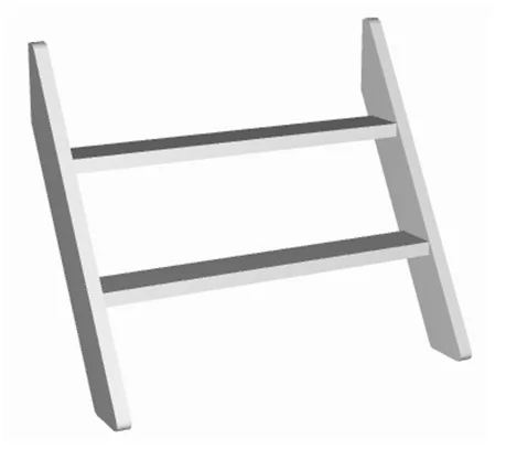 Лестница к кроватям 1400*800 RooRoom VK-10р Розовая_0