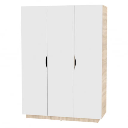 Шкаф распашный Аврора(Х22)1872х1351х540(ДСС-Белый) / Аврора(H22)1872х1351х540(ДСС-Белый)_0