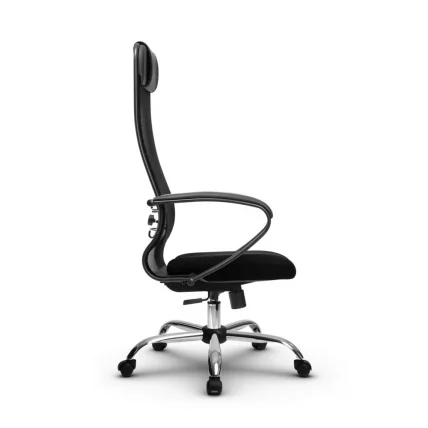 Кресло руководителя МЕТТА Комплект 11 хром КР Черный_1