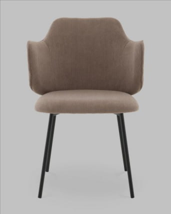 Стул Джиннет велюр капучино_1