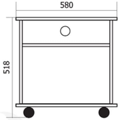 Тумба под ТВ Фант 2 Вишня Оксфорд_59942_2