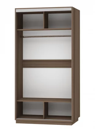 Шкаф-купе двухдверный Экспресс Хит Медиум Ясень шимо темный_1