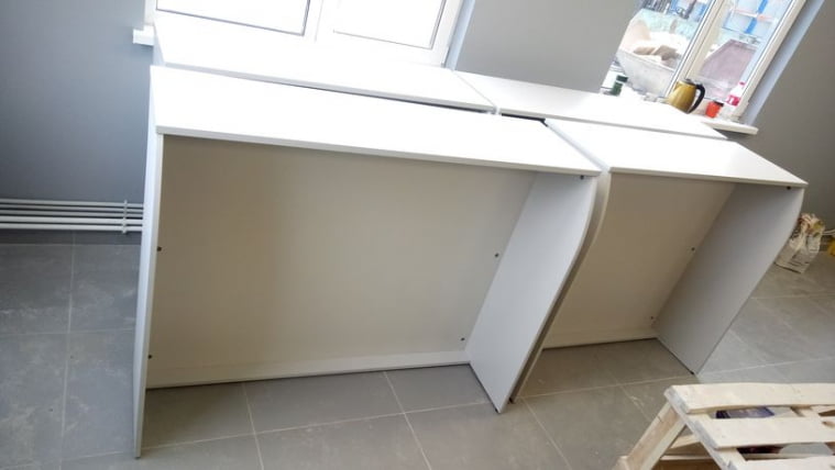 Стойка прямая 1400 Riva А.РС-3 Серый_1