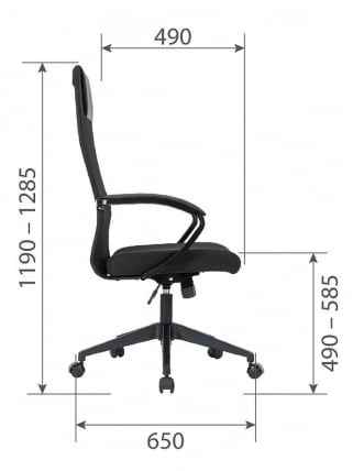Офисное кресло CHAIRMAN 612 Черное_6