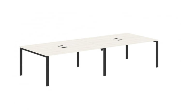 Бенч-система 4-местная EDIS EUWST 3513 Ясень Траун Черный_0