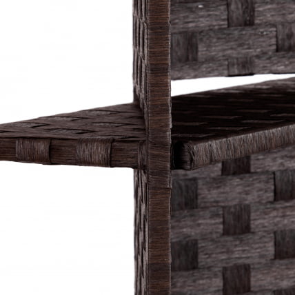 Ширма с полками Secret De Maison NICE (mod. TT-RD007) сосна+бумажный жгут, 200*180, Орех (Walnut)_3