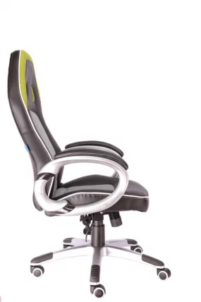 Кресло геймерское Everprof Drive TM Экокожа Зеленый_1