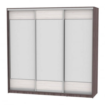 Шкаф-купе B-220х235х60-1(ЯАТ-ЯАС-D8D8D8)_0