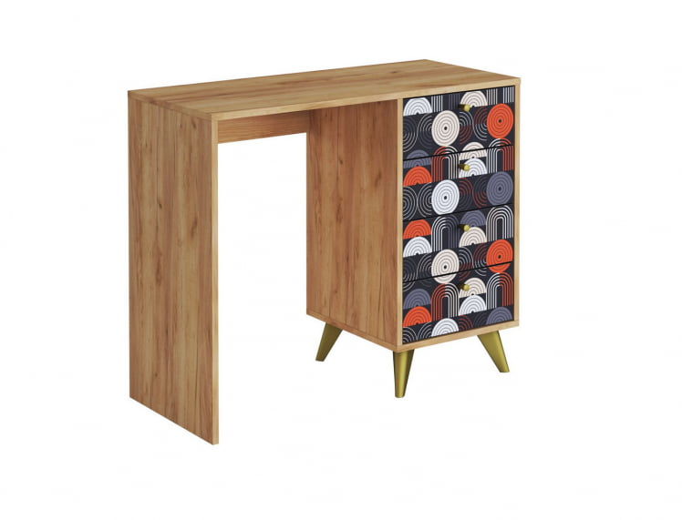 Стол письменный СП-006 дуб крафт золотой/VINIL_0