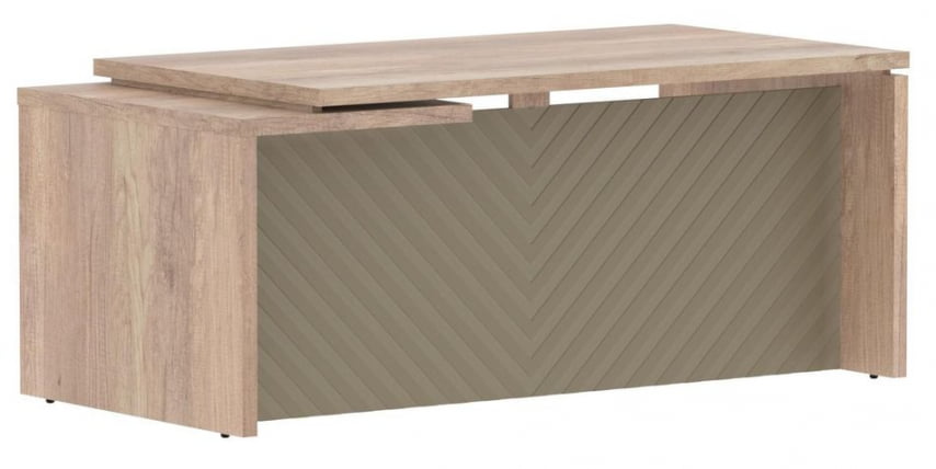 Стол руководителя правый Torr LUX TLCT 189 R Дуб Каньон Капучино_0