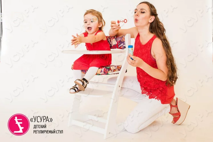 Растущий стул Усура Белый_7