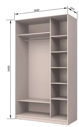Шкаф-купе Хит-24-17-77 Орхидея Ясень шимо темный_1