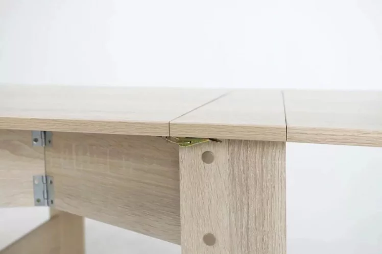 Стол-книжка раздвижной Оригами Ясень Шимо светлый_10