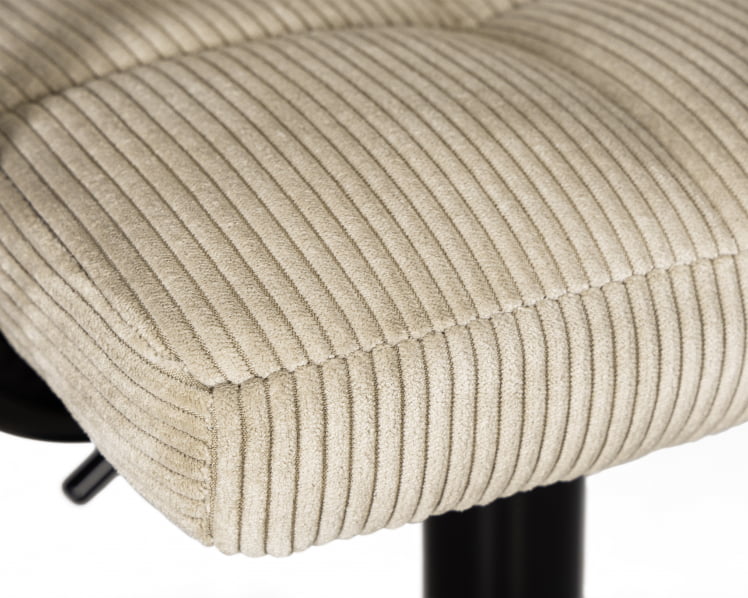 Стул барный DOBRIN KRUGER ARM BLACK (бежевый вельвет (LAR-E2041-04))_6