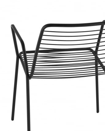 Стул Дели с подлокотниками металл черный_4