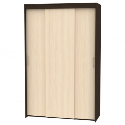 Шкаф-купе T-3-230х145х60(Венге-ДМ-3)_0