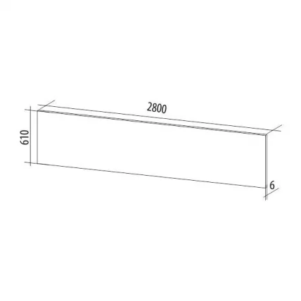 Стеновая панель высокоглянцевая СП 14 Оливия_2