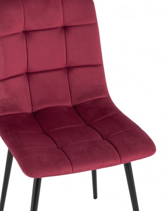 Стул Одди велюр красный 4 шт. комплект_7