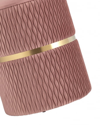 Пуф Джесси с ящиком велюр Розовый_4