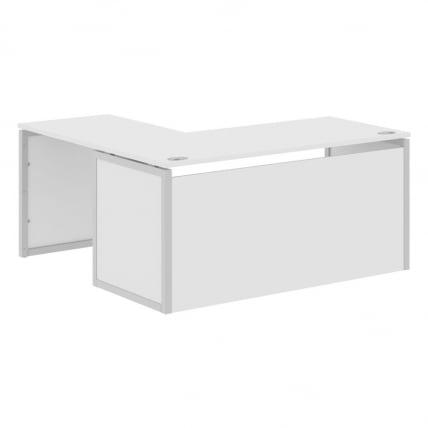 Стол письменный угловой правый XTEN-QP XQPCT 1615H R Белый Серый_0