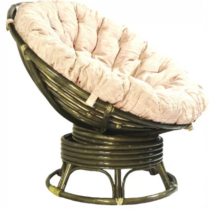 Кресло Папасан вращающийся 23/01B олива_0