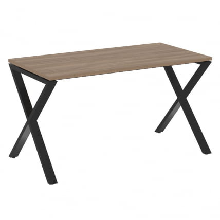 Стол рабочий LOFT VR.L-SRX-3.7 Металл черный Дуб Аризона_0
