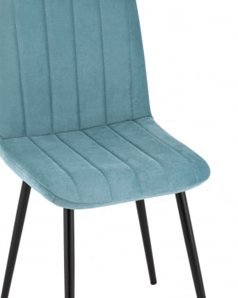 Стул Easy велюр пыльно-голубой 4 шт. комплект_7