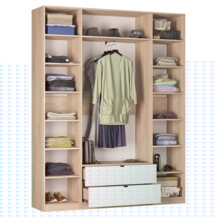 Шкаф распашный Р-230х180х45-2-ТР-М(ДМ) / R-230х180х45-2-TR-M(ДМ)_1