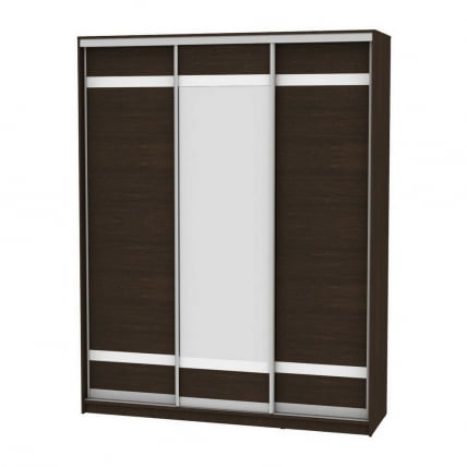 Шкаф-купе Б-220х180х60-3(Венге-Д9Д10Д9) / B-220х180х60-3(Венге-D9D10D9)_0