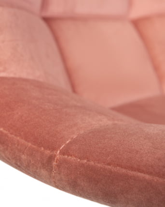 Стул барный DOBRIN TAILOR WHITE (пудрово-розовый велюр (MJ9-32)) 2 шт_9