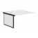 Стол промежуточный для рабочей станции XTEN-QP XQPIWST 1414 Белый Антрацит_1789020