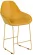 Стул барный Kent (Б) Желт/Линк Золото_234818