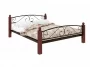 Кровать Вероника Lux Plus 1400х2000 Коричневая_133183