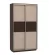 Шкаф-купе двухдверный Экспресс Мини венге/дуб молочный_185908
