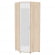 Шкаф распашный Алиса (H6_M2) 2230х854х854 ручка скоба 96мм (ДСС-Белый)_354784