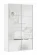 Шкаф-купе двухдверный Прайм 1600 Зеркало/Зеркало Белый снег_185865