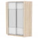 Шкаф-купе YA-230х1400-718-4(ДСС-Белый-D3D3)_346531