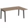 Стол эргономичный левый ONIX WOOD OW.SA-4(R) Дуб Аризона/Темный_212649
