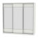 Шкаф-купе B-230х235х60-3(ВД-D8D8D8)_356493