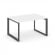 Стайл Проджект Стол переговорный SN-59O.SPRG-004.3 Белый/Металл Антрацит 1580*980*750 _3809626
