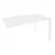 Стол-приставка на П-образном м/к к опорным элементам ONIX O.MP-SPR-3.8 Белый Бриллиант_240940