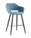 Стул барный Саймон Б велюр Пыльно-голубой_253314