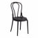 Стул THONET (mod. PL62) пластик, 42 x 52 x 89 см, Black (черный) 05_409598