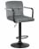 Стул барный DOBRIN KRUGER ARM BLACK (серый велюр (MJ9-75))_429567