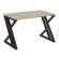 Стол рабочий LOFT VR.L-SRZ-2.7 Металл черный Дуб Аттик_226890