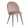 Стул MONRO (mod. 5144) металл/вельвет, 51x56x84 см, серо-бежевый (HLR-9)/черный_405137