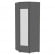 Шкаф распашный Алиса(H6_M2)2230х854х854ручкаскоба96мм(Графит)_362130